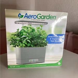 Aero Garden Harvest Hydroponics System Indoor Led Grow Light Herv Veggies Garden